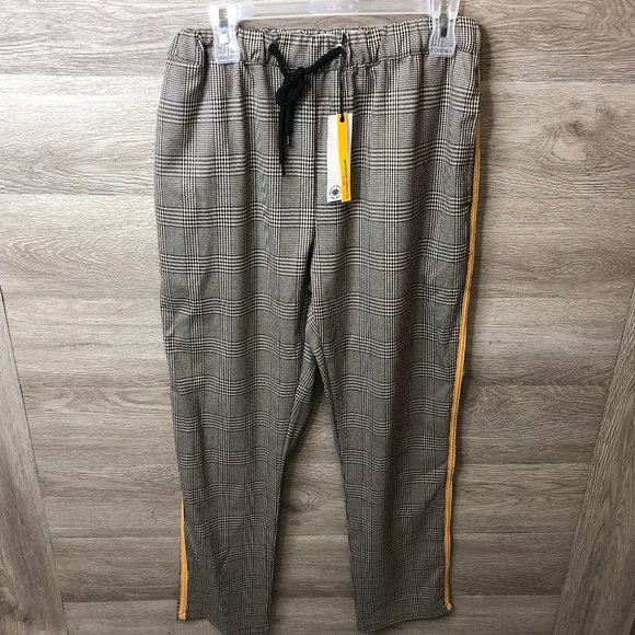 Brooklyn Supply Co Medium Plaid Drawstrings Pants - Picture 1 of 7